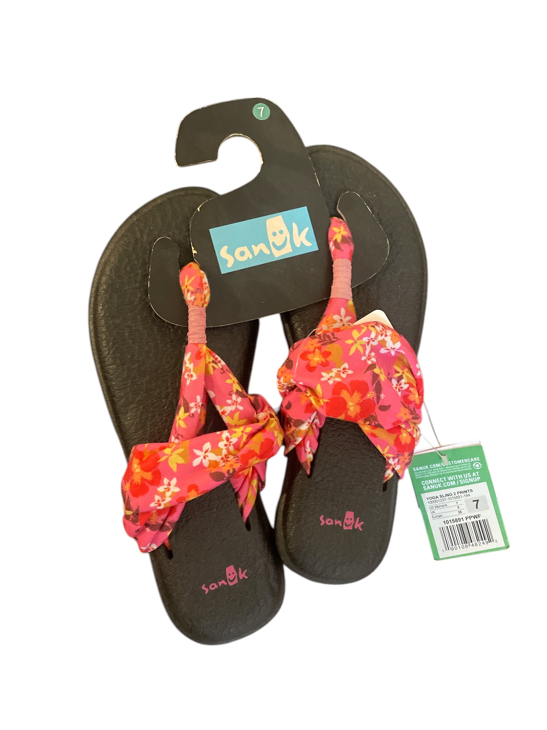 Sanuk-Yoga Sling 2 Floral Flip Flop Thong Sandals