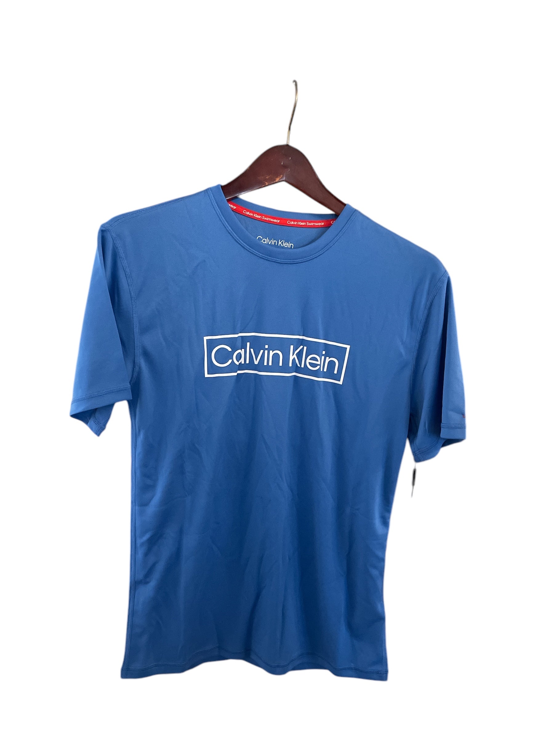 Calvin Klein-Men's Light Weight Quick Dry Short Sleeve 40+ UPF Protection