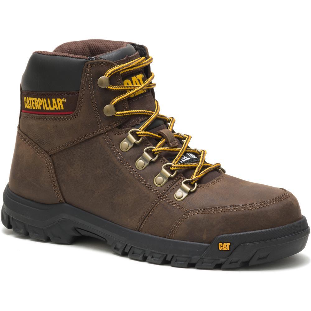 Men's Outline Steel Toe Work Boot-Seal Brown