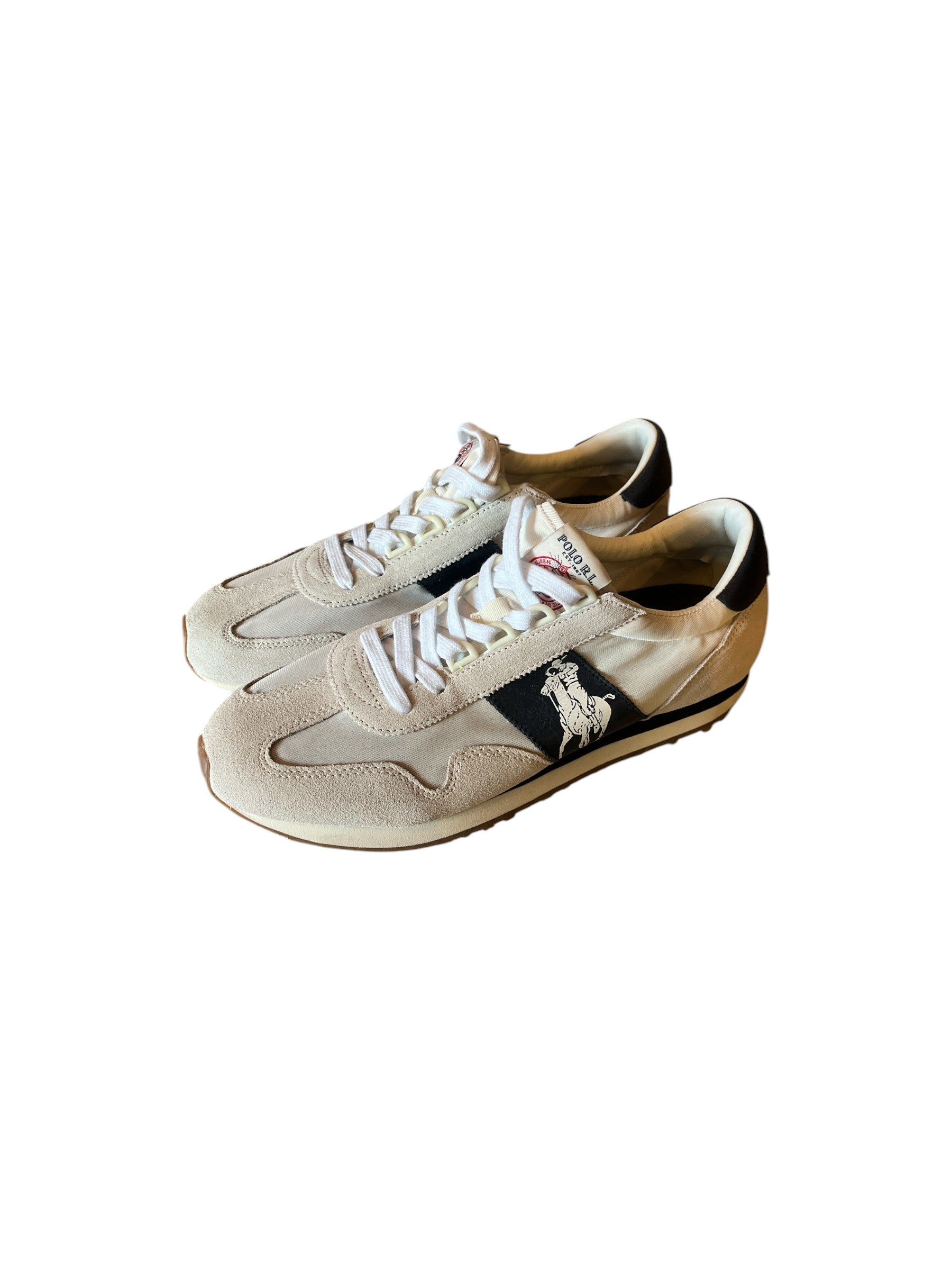 Polon by Ralph Lauren Train 89 Suede-Paneled Sneaker