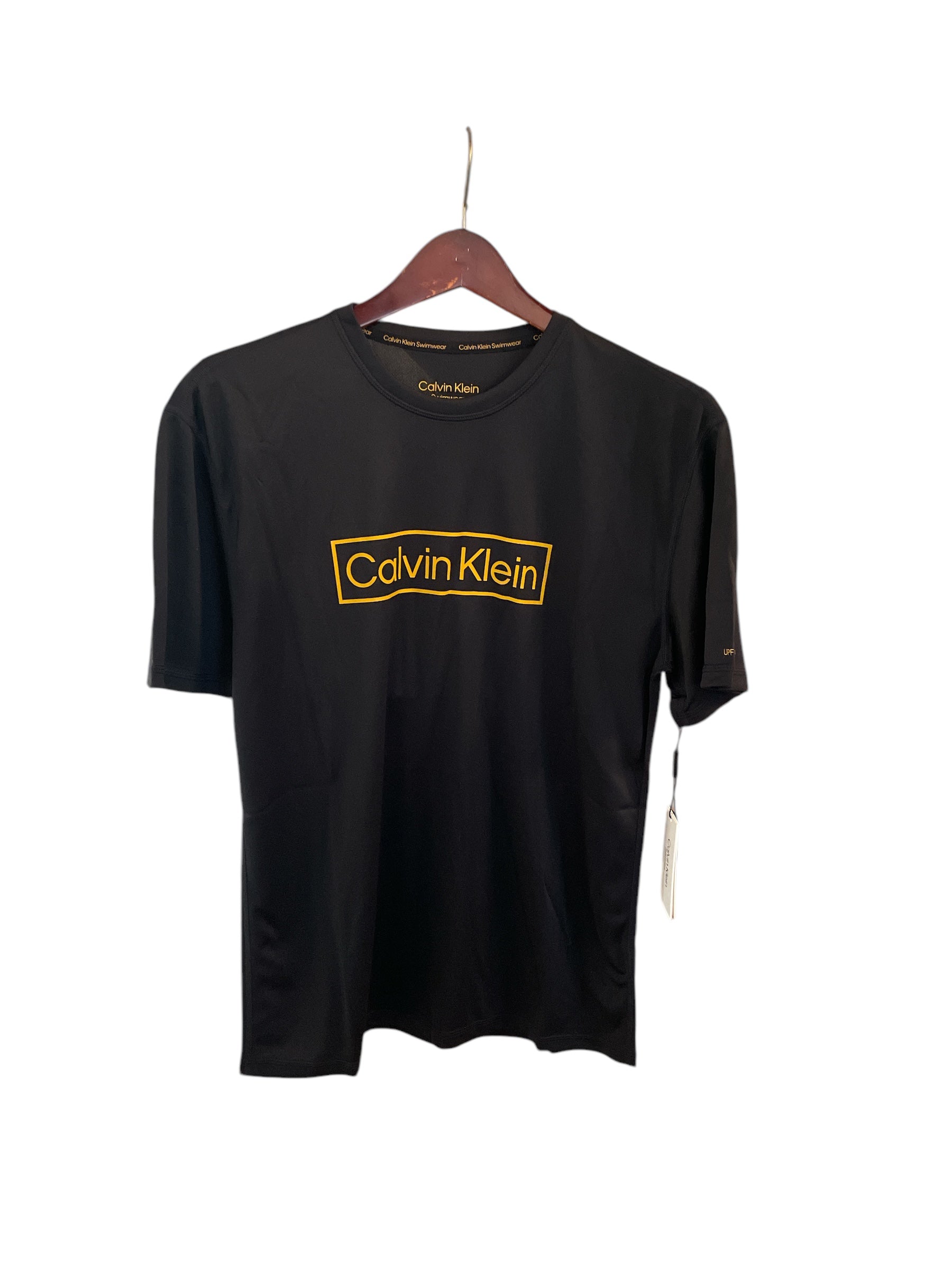Calvin Klein-Men's Light Weight Quick Dry Short Sleeve 40+ UPF Protection