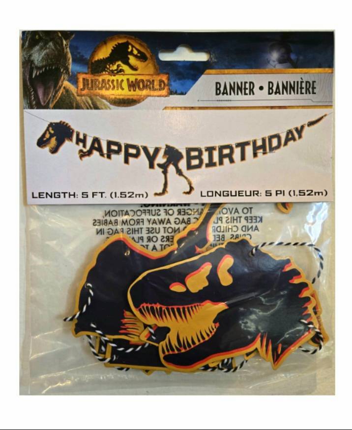 JURASSIC WORLD HAPPY BIRTHDAY