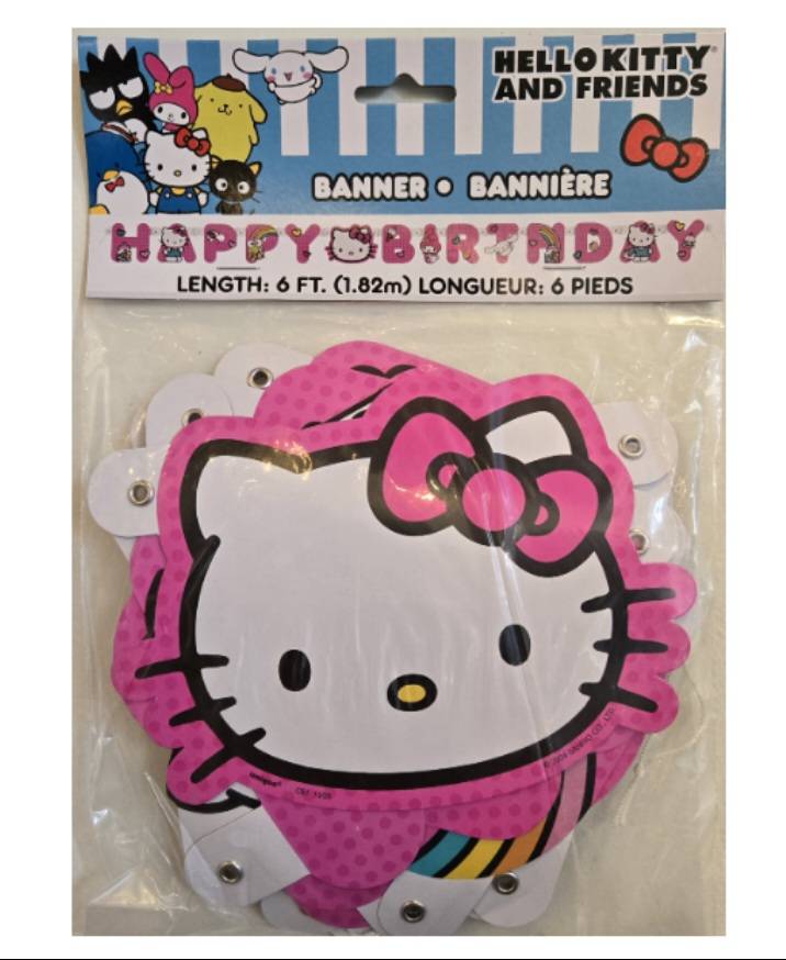 HELLO KITTY AND FRIENDS HAPPY BIRTHDAY