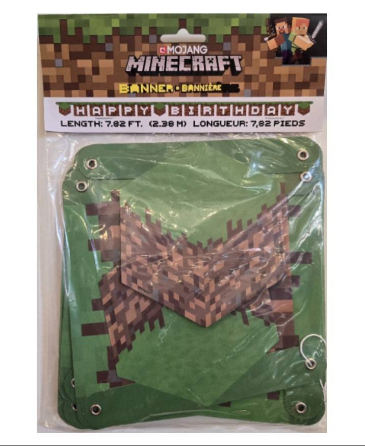 MINECRAFT HAPPY BIRTHDAY