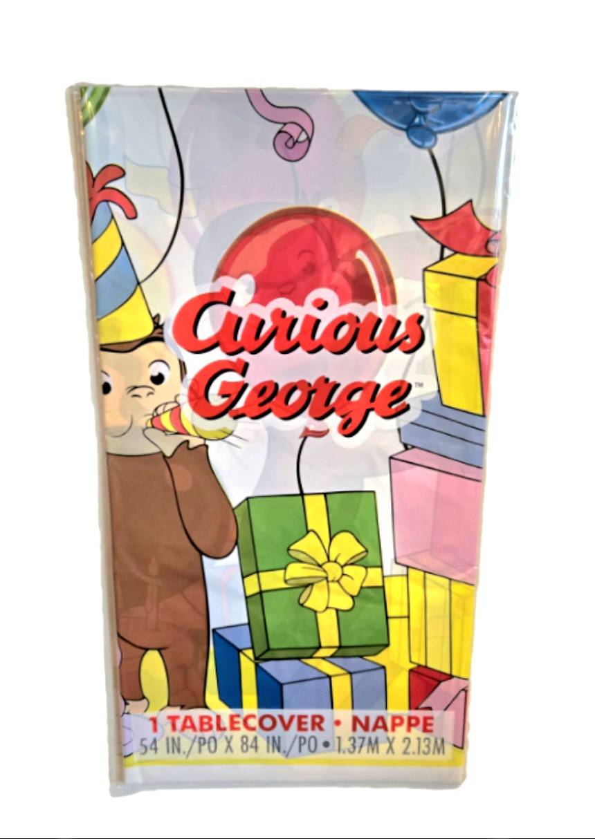 CURIOUS GEORGE NAPPE 54IN x 84IN