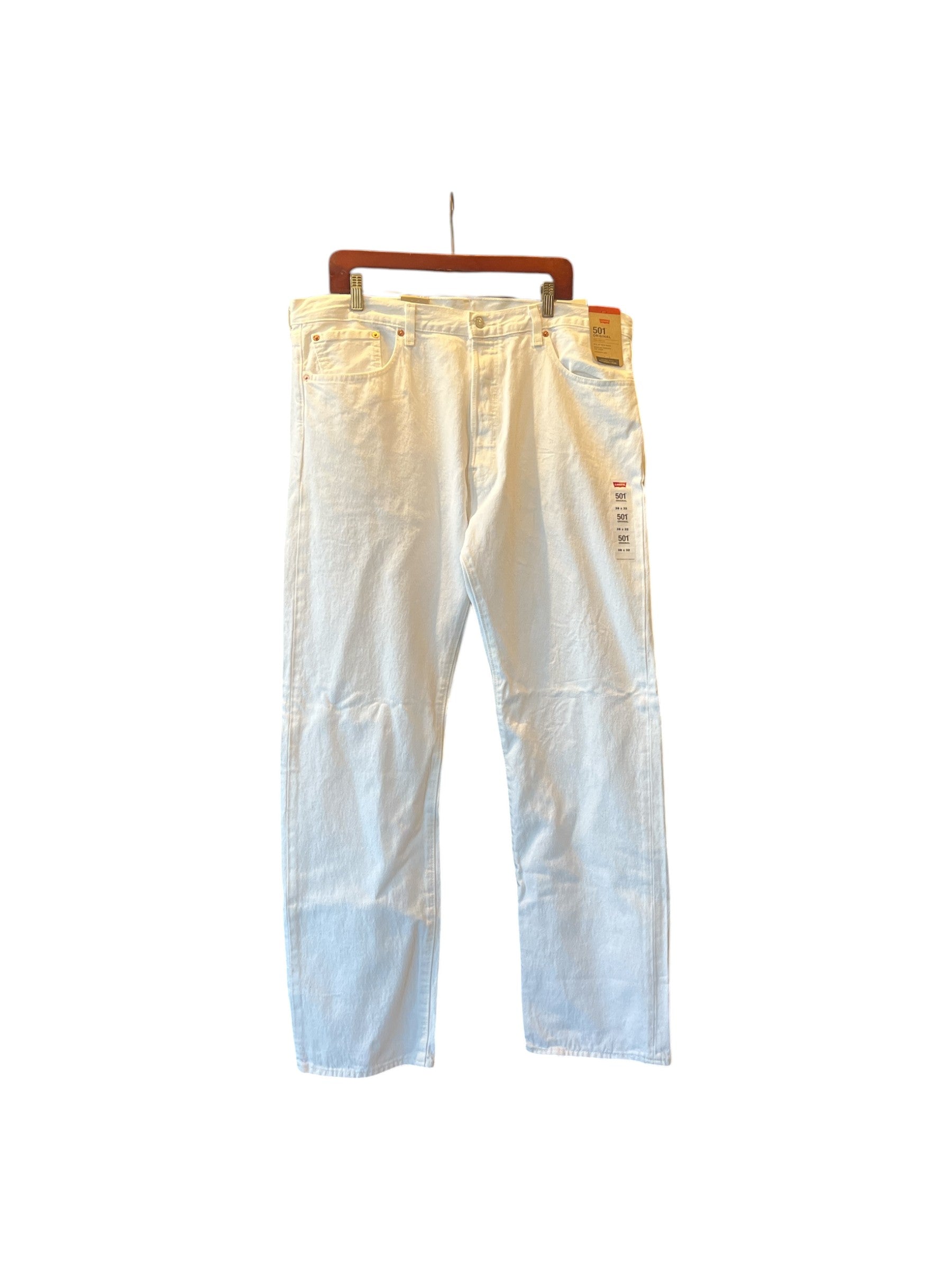 Levis 501 Original Women's Chaps-White