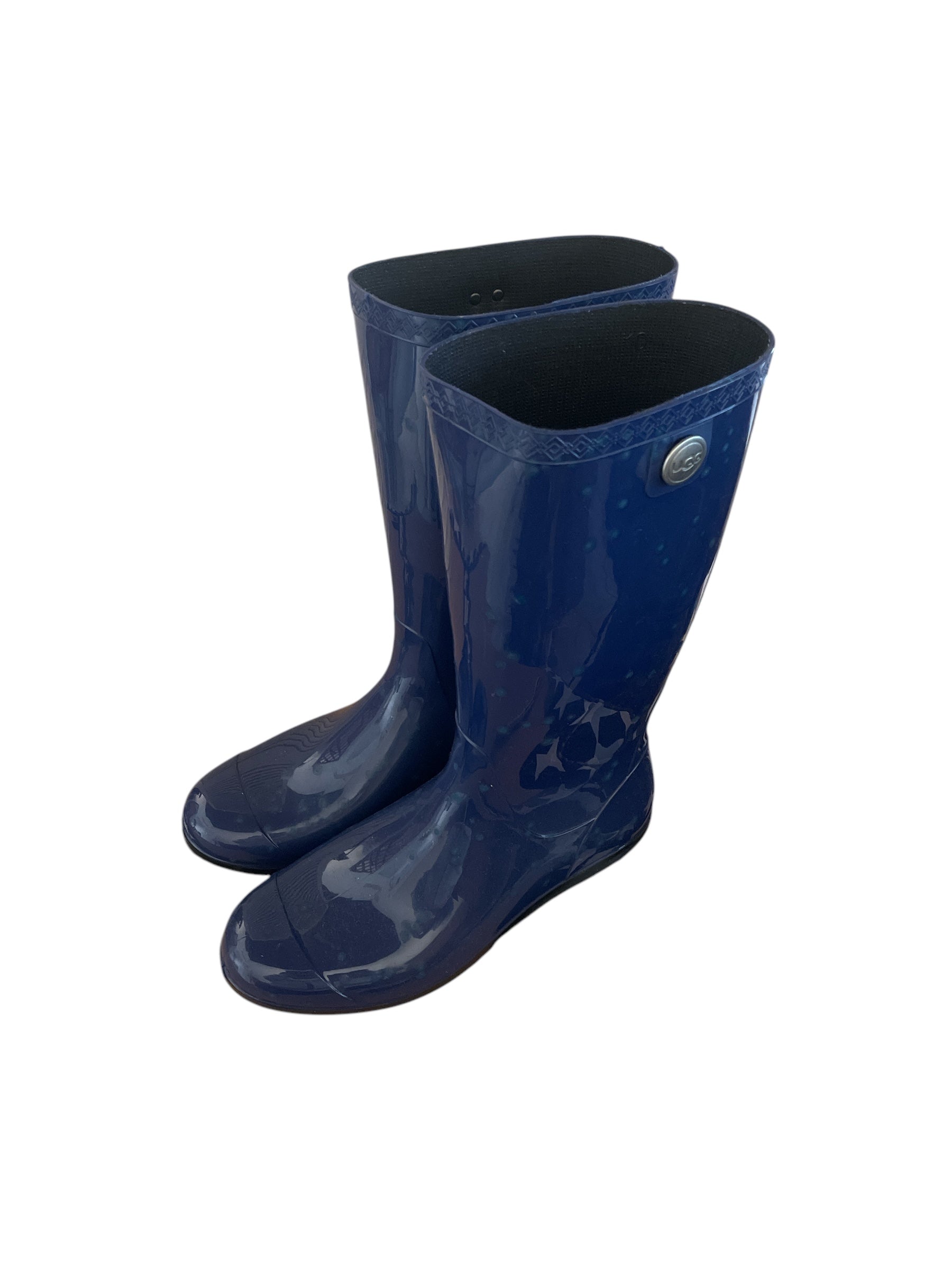 UGG Shaye Shay Women's Wellington Boots Rain Boots Blue BLUE