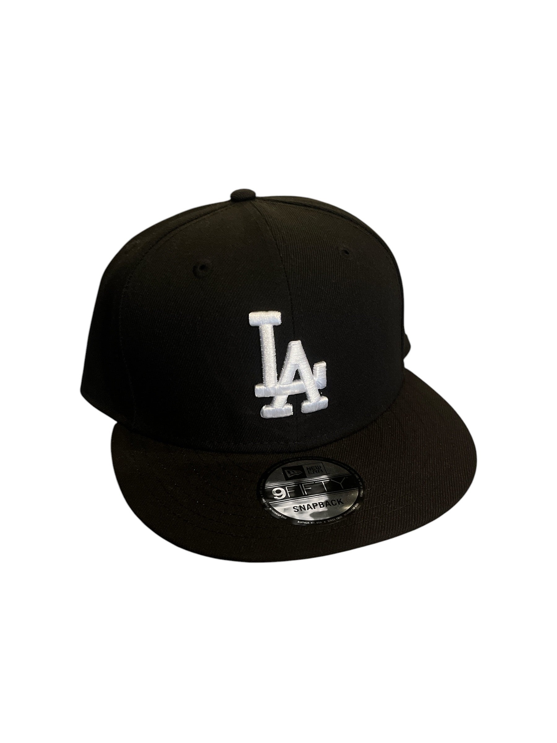 New Era Los Angeles Dodgers Black White Logo Snapback Cap 9fifty Limited Edition
