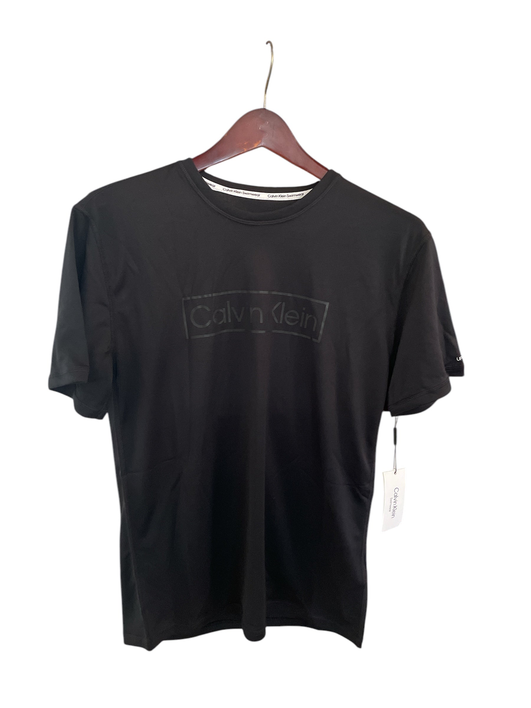 Calvin Klein-Men's Light Weight Quick Dry Short Sleeve 40+ UPF Protection