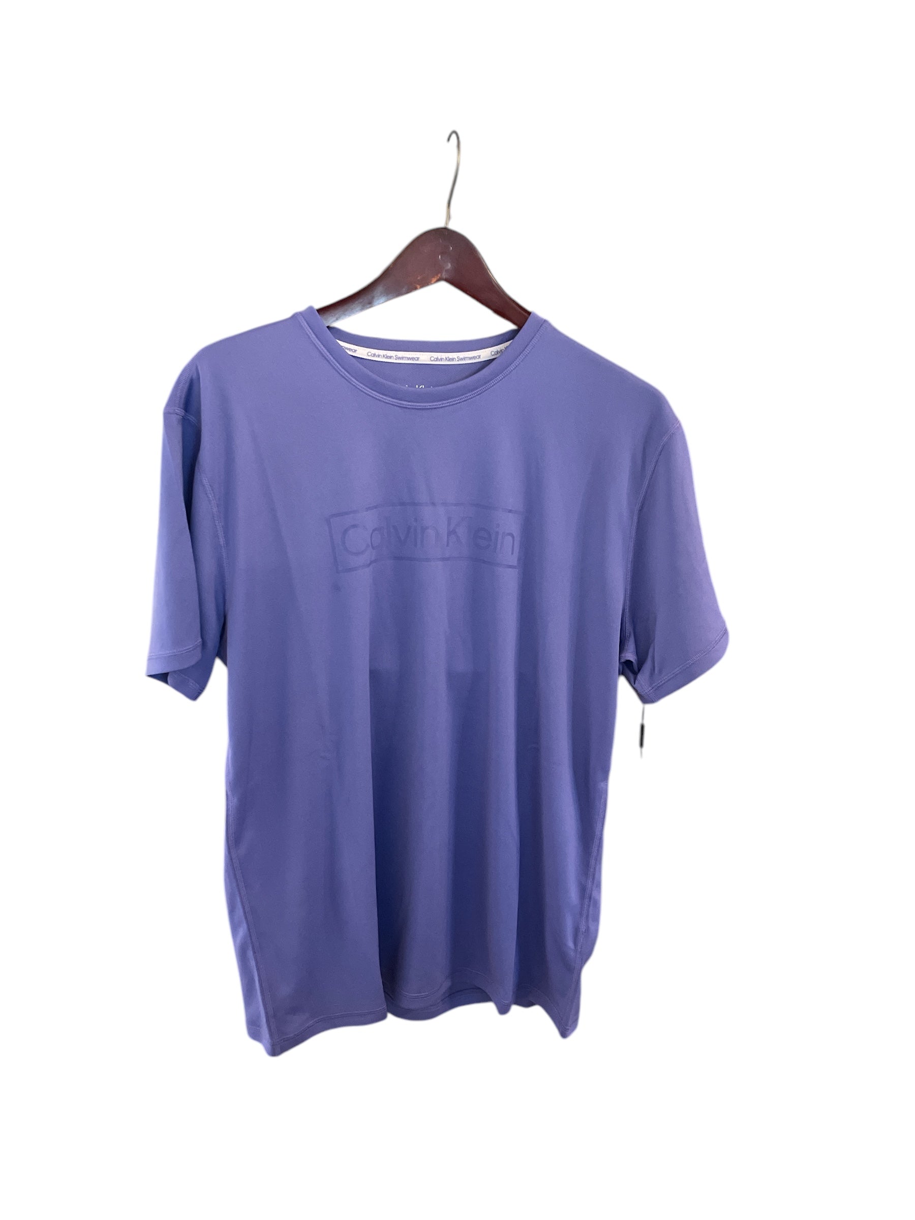 Calvin Klein-Men's Light Weight Quick Dry Short Sleeve 40+ UPF Protection