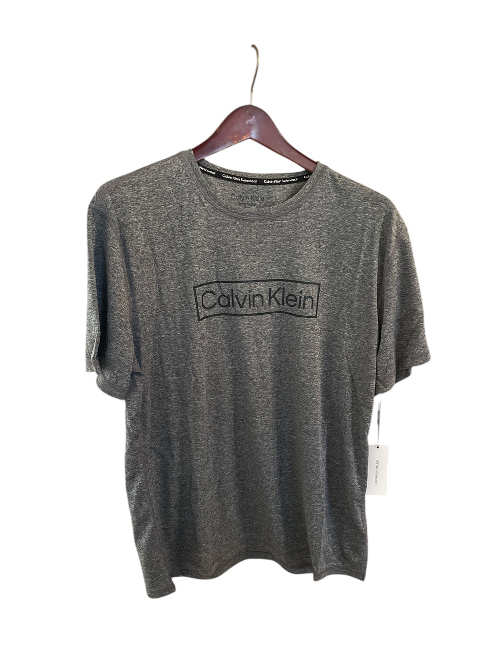 Calvin Klein-Men's Light Weight Quick Dry Short Sleeve 40+ UPF Protection