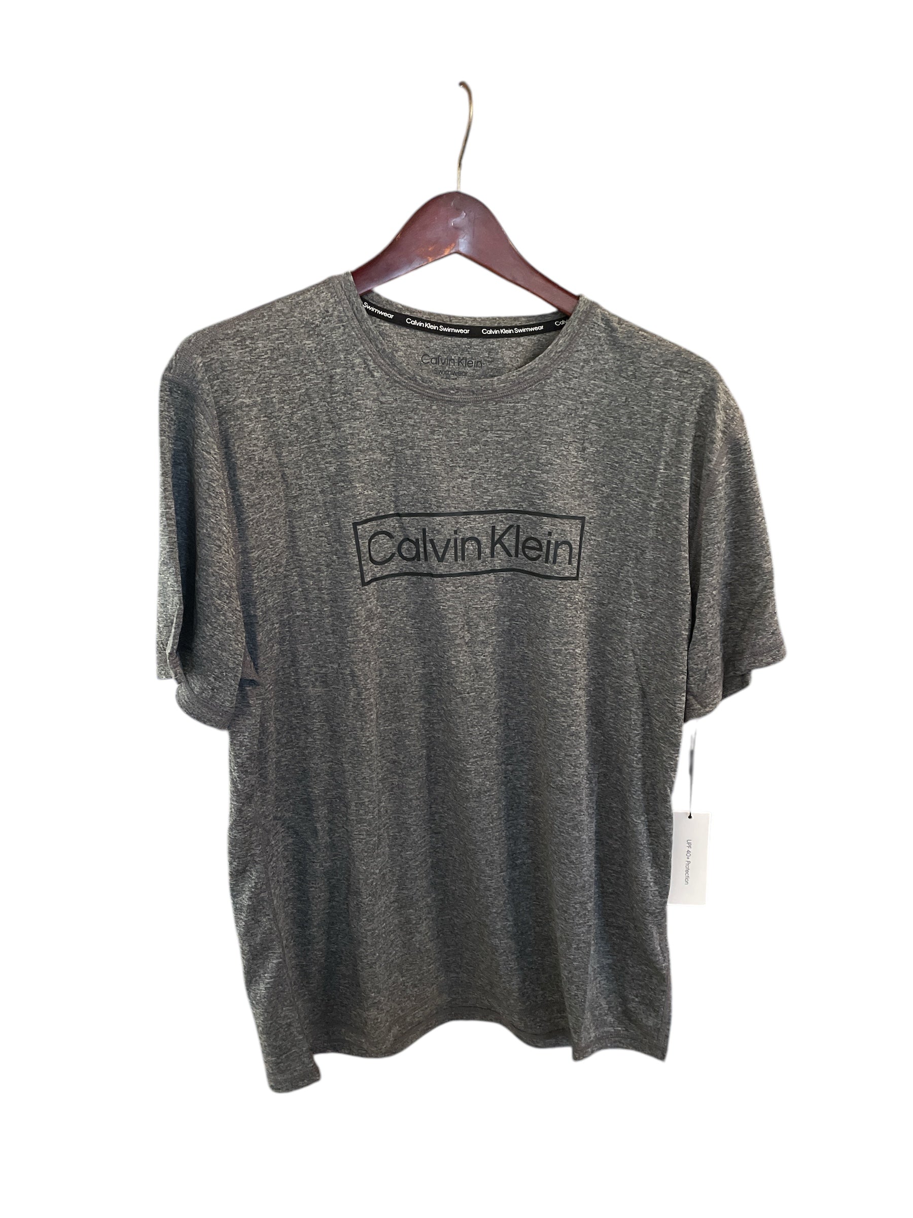 Calvin Klein-Men's Light Weight Quick Dry Short Sleeve 40+ UPF Protection