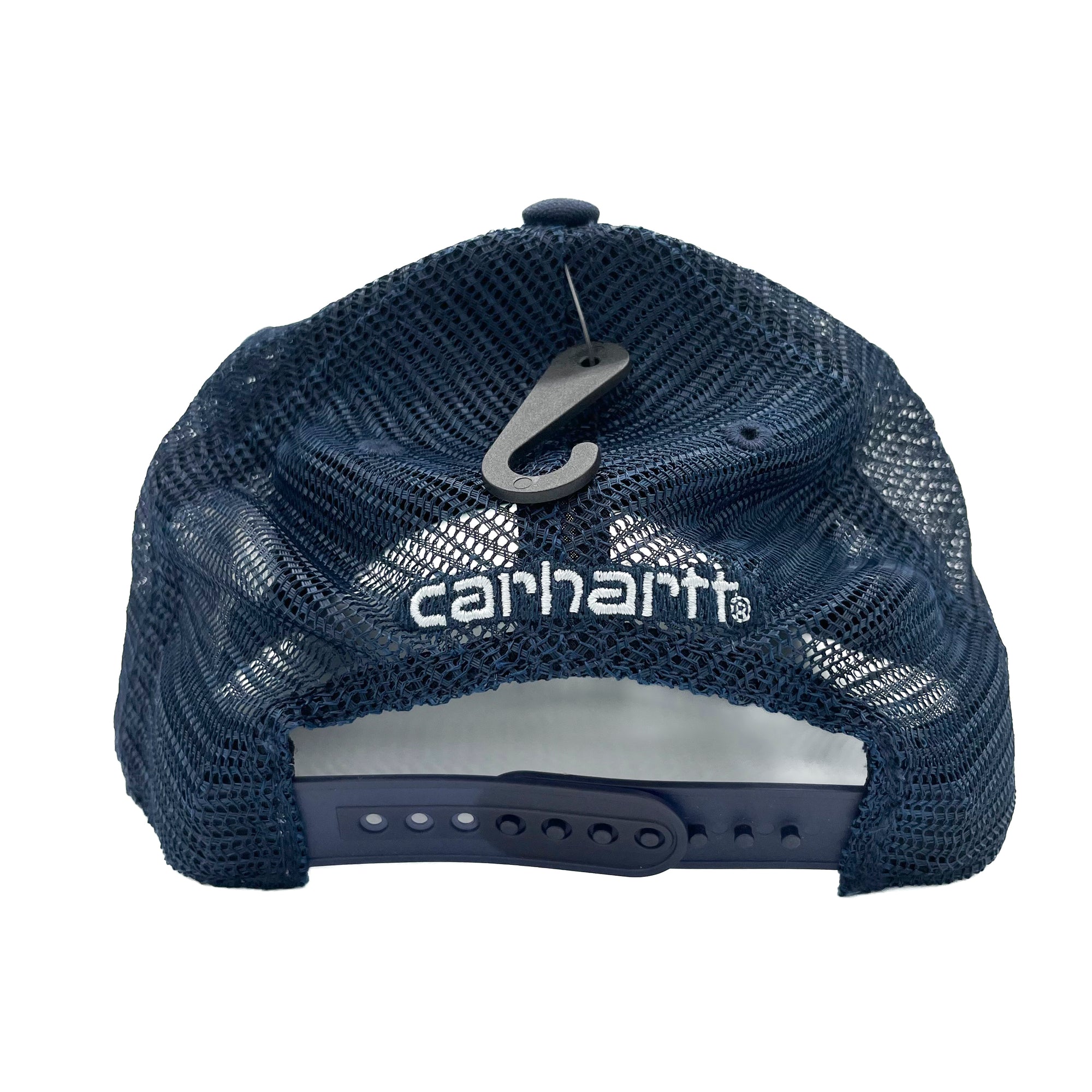 Canvas Mesh-Back Cap - Navy