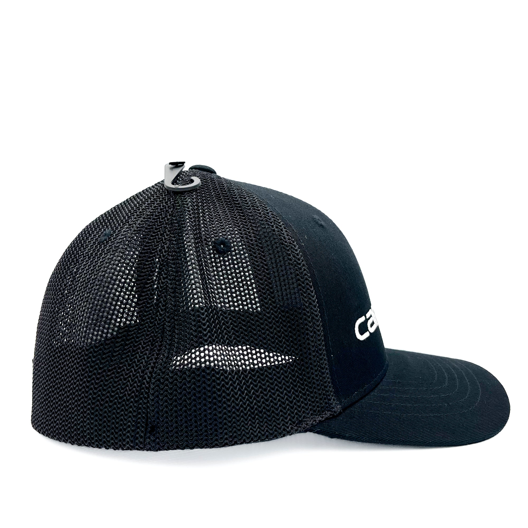 Rugged Flex Fitted Canvas Mesh-Back Logo Graphic Cap