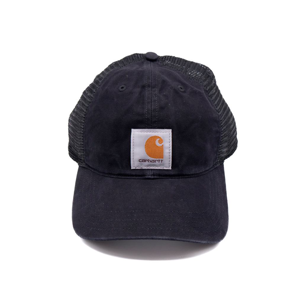 Canvas Mesh-Back Cap - Black
