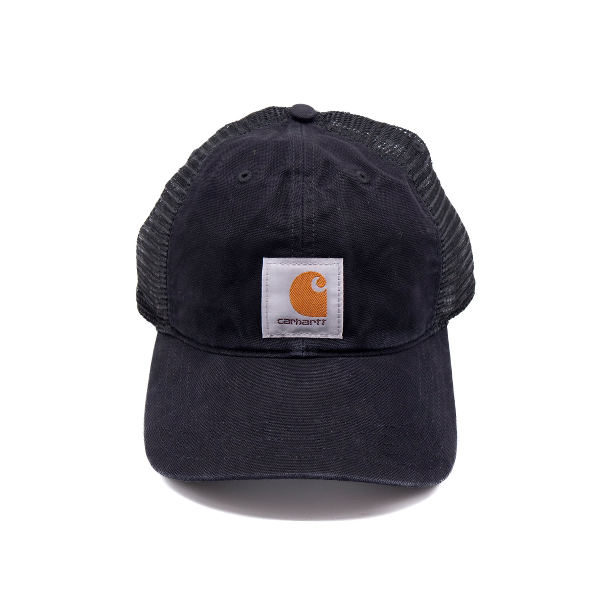 Canvas Mesh-Back Cap - Black