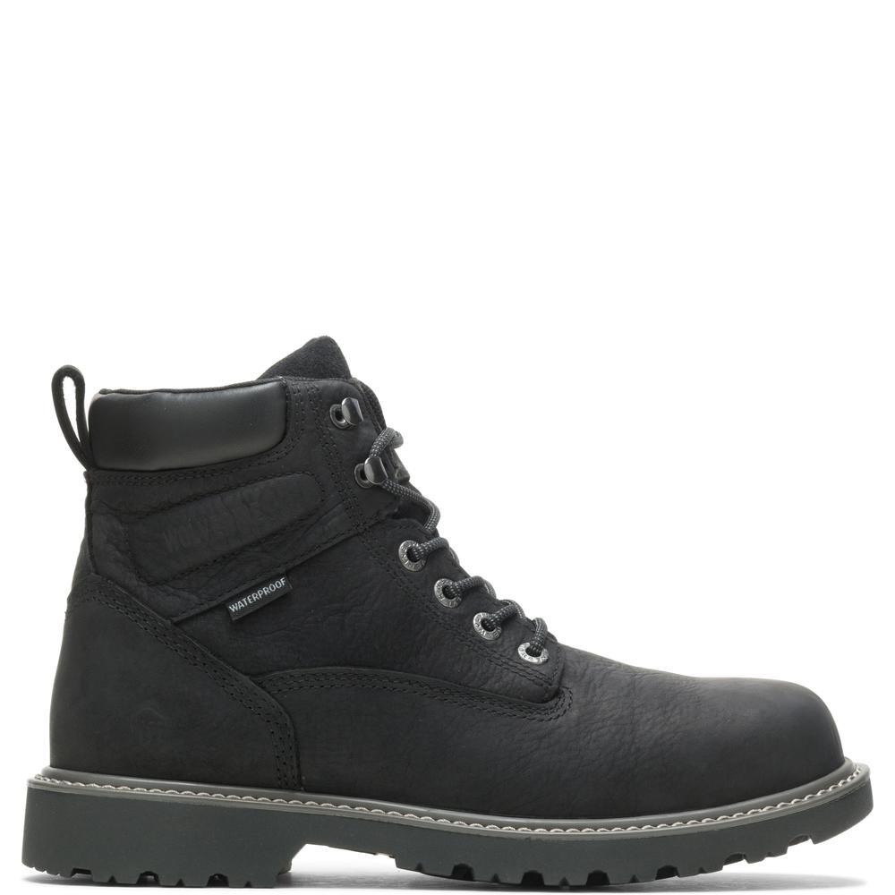 Men's Floorhand Waterproof Steel-Toe 6" Work Boot- Black