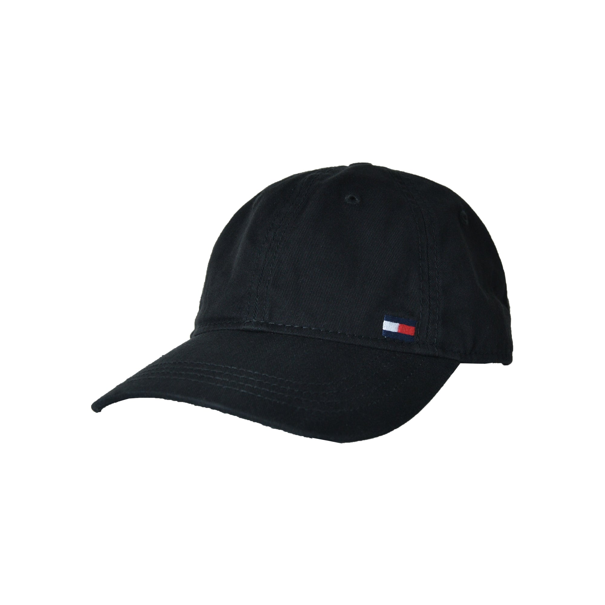 Dad Hat Billy Corner Flag Cap - Black