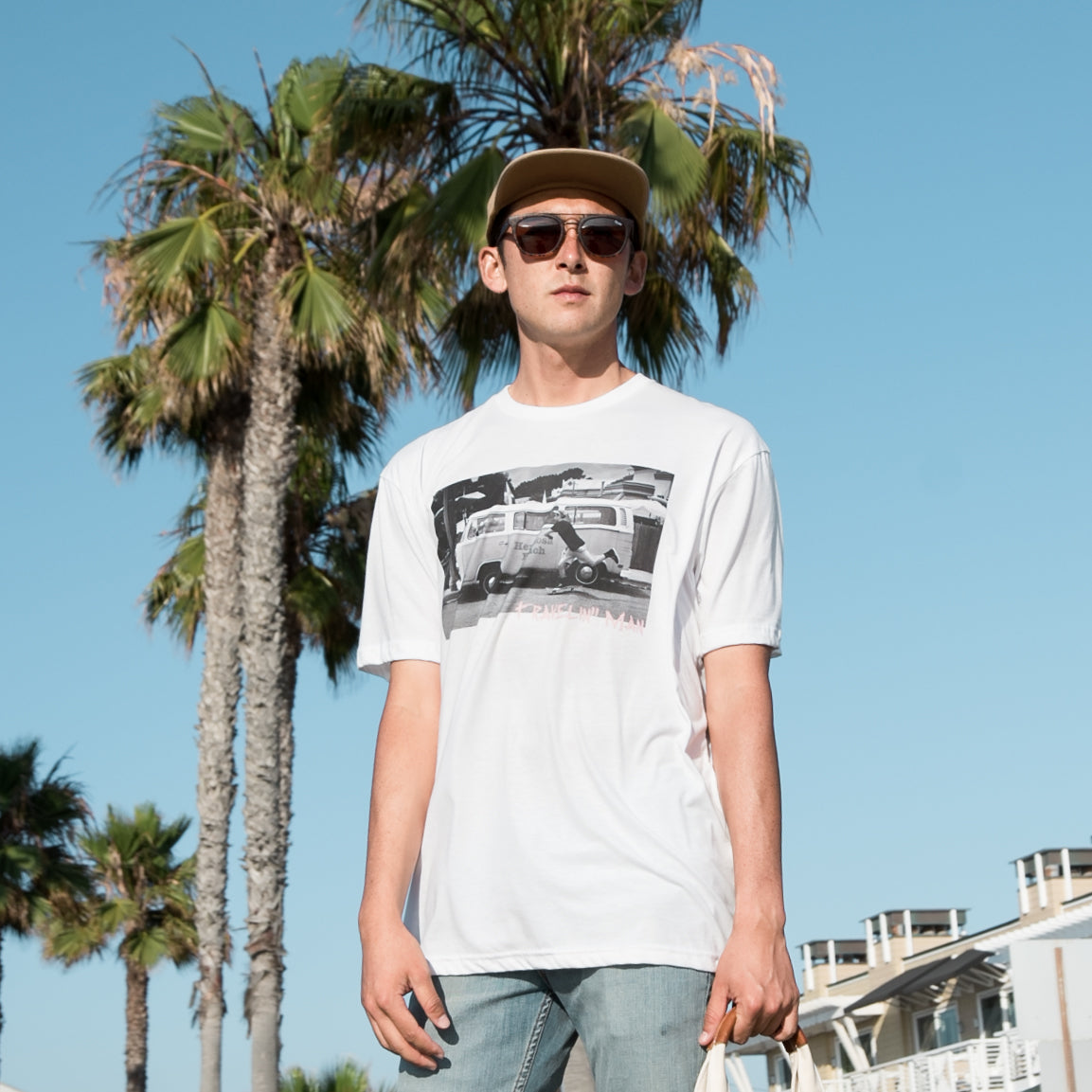 Label Cap - Beige